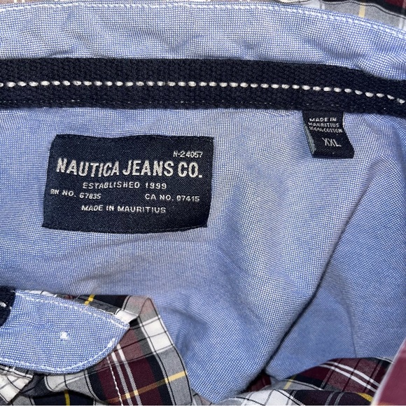 Nautica Jeans Co. Long Sleeve Button-Down Shirt - Picture 2 of 4